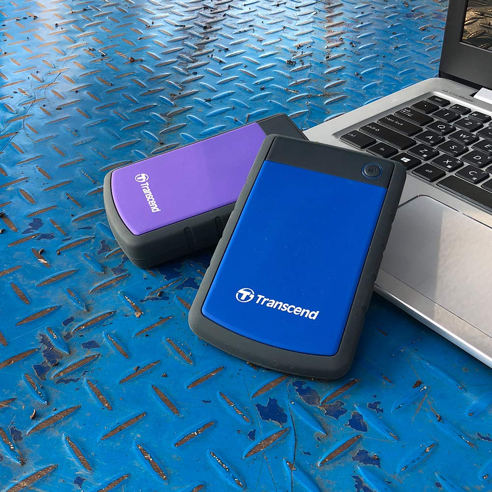 Transcend Portable Hard Drive StoreJet 25H3P 25H3B USB 3.1 Gen 1 | Excellent anti-shock protection| One touch auto backup | 1TB 2TB 4TB Transcend Portable Hard Drive StoreJet 25H3P 25H3B USB 3.1 Gen 1 | Excellent anti-shock protection| One touch auto backup | 1TB 2TB 4TB